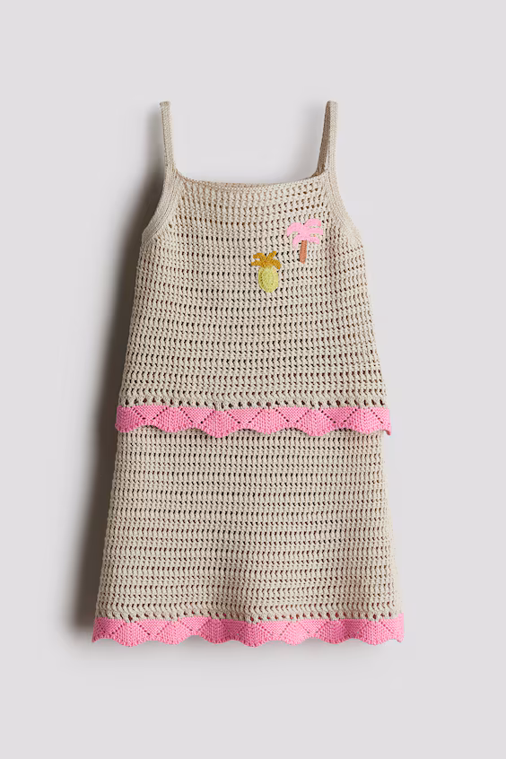 Комплект топа и юбки из мягкой вязаной ткани