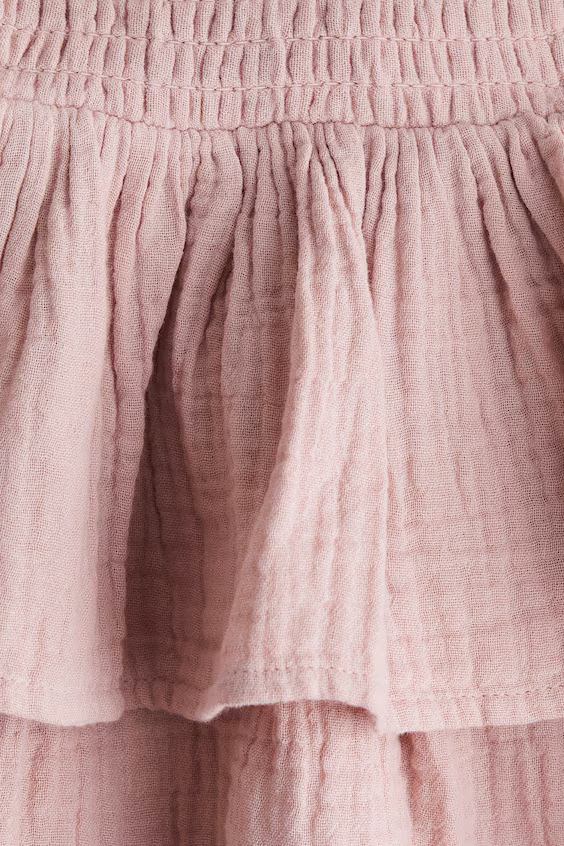 Юбка из муслина с тире