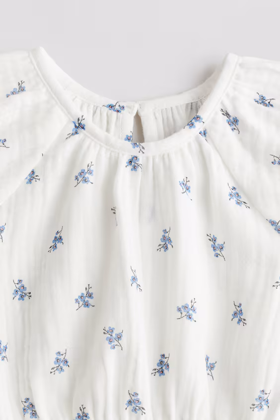 Блузка из муслина хлопка