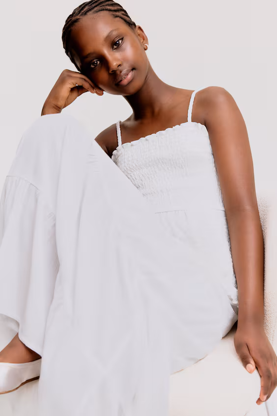 Юбка с оборками и складками