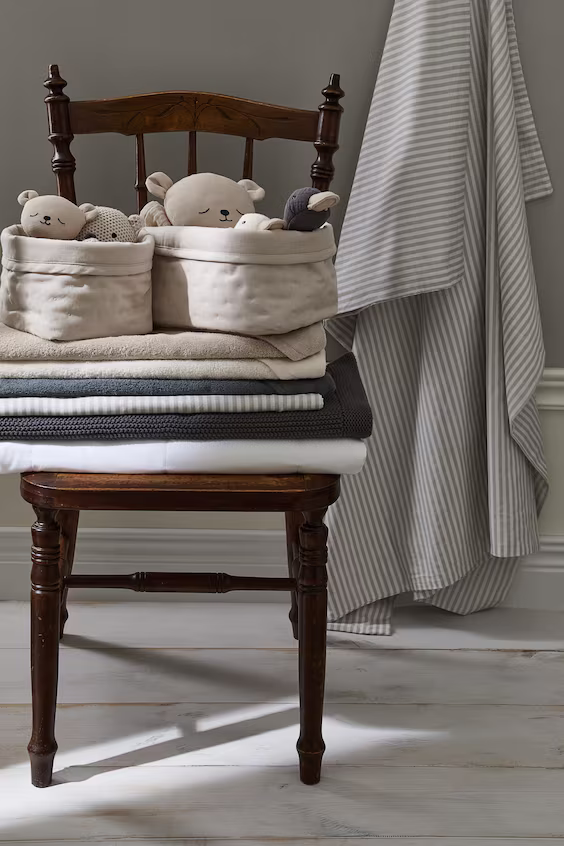 Набор из 2 мягких корзин для хранения