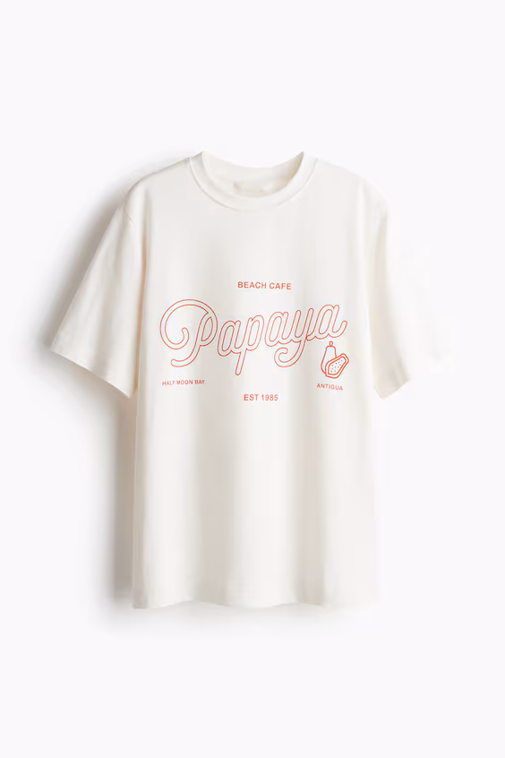 Футболка с принтом