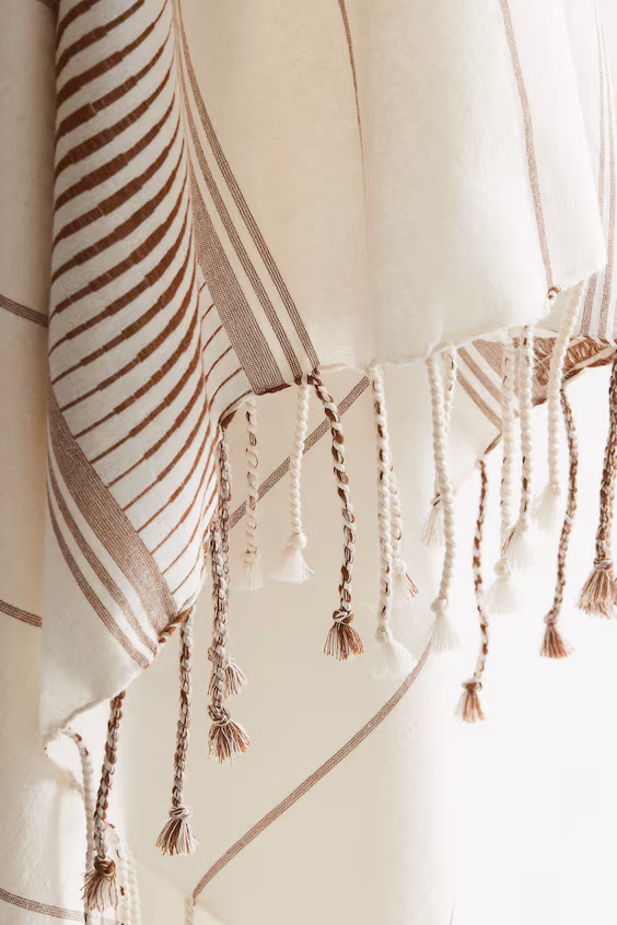 Пляжное полотенце из жаккарда