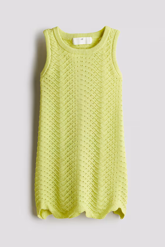 Платье из хлопка с текстурой