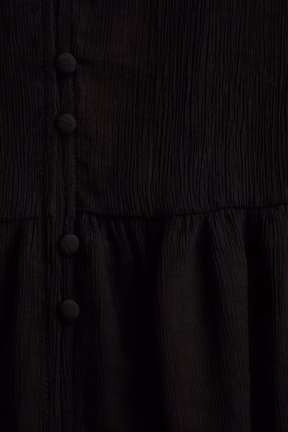 Платье-туника с эффектом морщин в рубчик