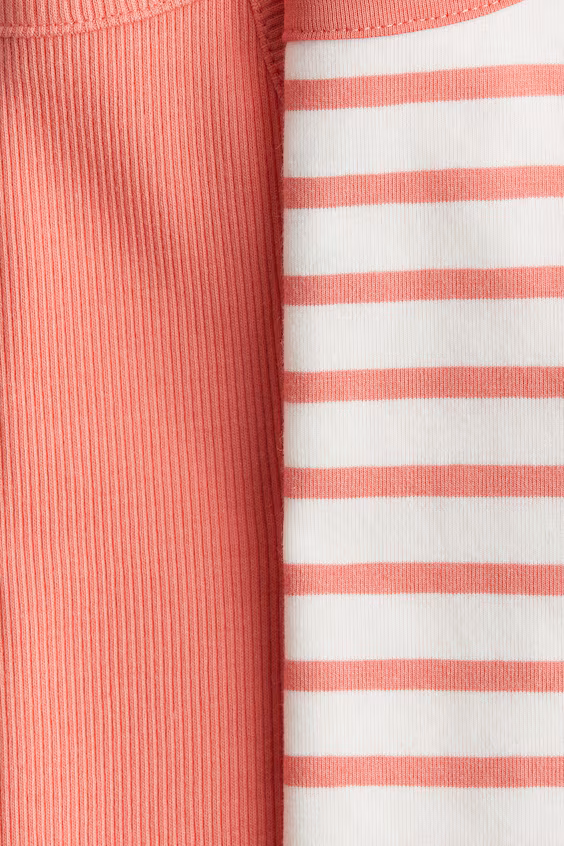 Набор из 2 топов на бретелях из хлопка