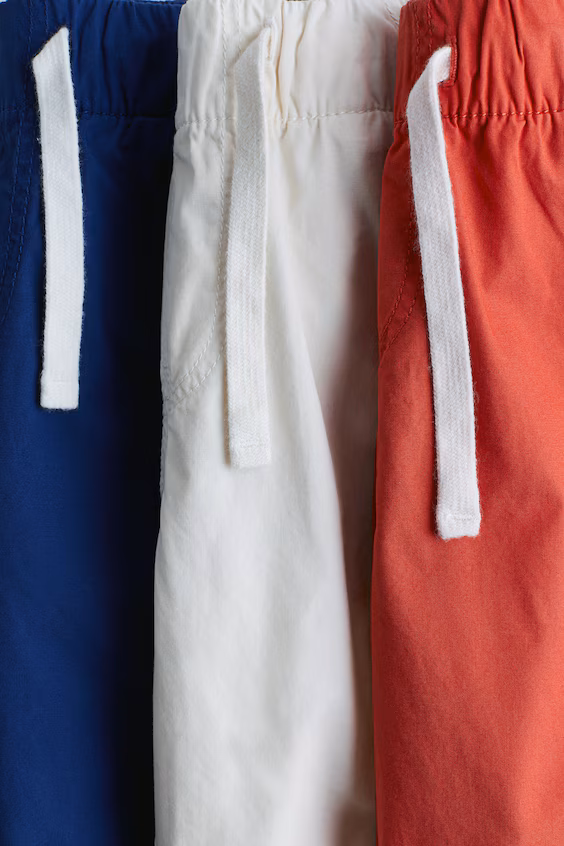 Набор из 3 шорт из хлопка