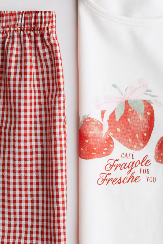 Пижама с принтом