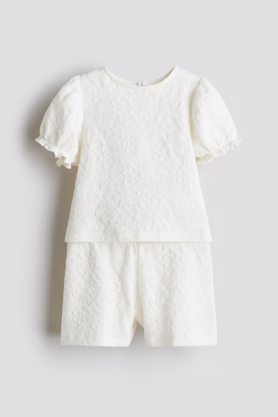 Комплект из 2 предметов в жаккардовом джерси