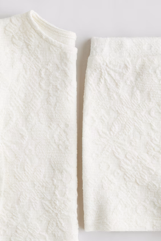 Комплект из 2 предметов в жаккардовом джерси