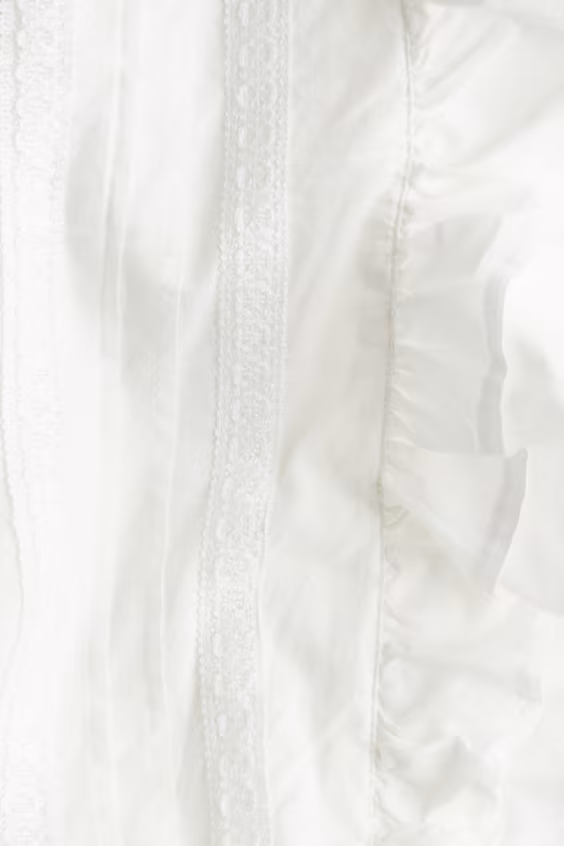 Платье из хлопка с оборками