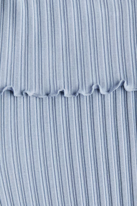 Брюки из джерси с широкими штанинами