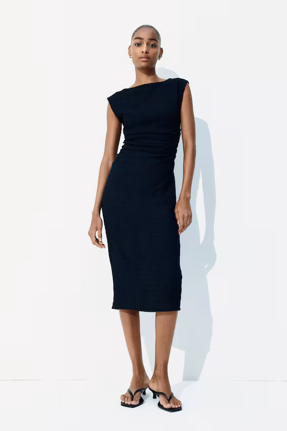 Платье с драпировкой