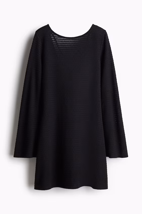 Пляжное платье с завязками на спине