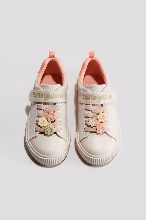 Кеды из хлопкового холста с аппликациями