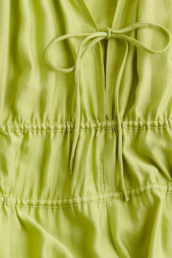 Платье оверсайз с кулиской