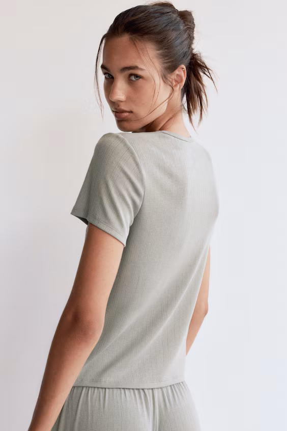 Пижама из мягкого джерси с точечным узором