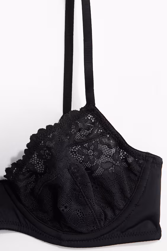 Бюстгальтер из кружева с косточками