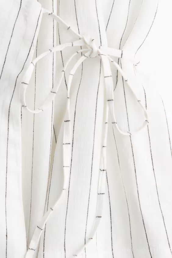 Халат из смесового льна