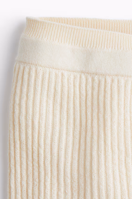 Шорты из рубчика смесового льна