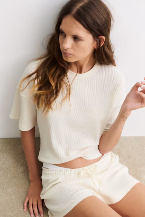 Пижама с текстурой сот