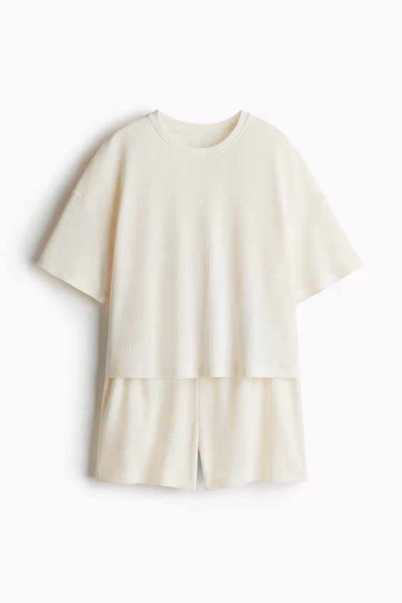 Пижама с текстурой сот