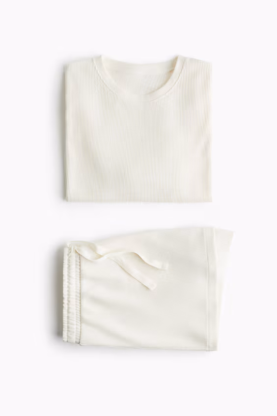 Пижама с текстурой сот