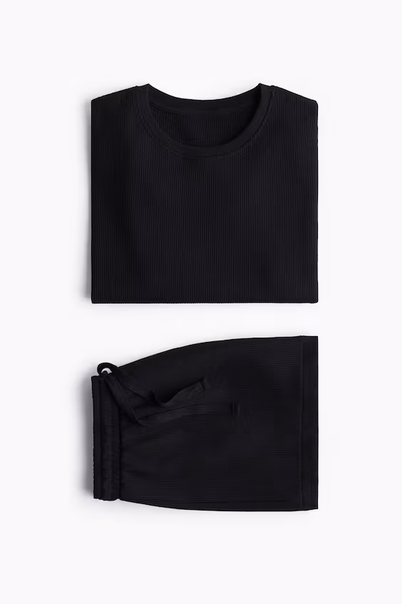 Пижама с текстурой сот