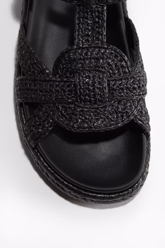 Сандалии в стиле эспадрильи