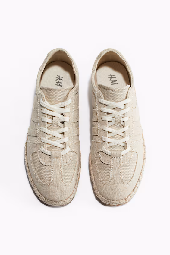 Кеды в стиле эспадрильи