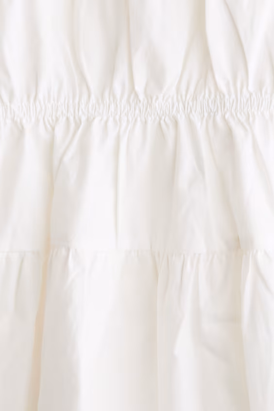Платье из поплина с завязками