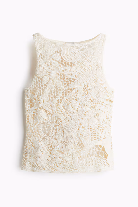 Топ без рукавов с крючком