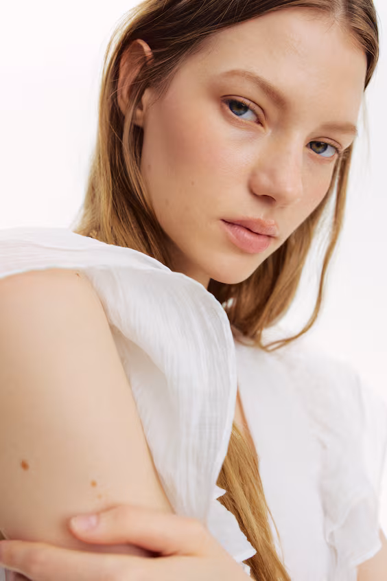 Платье с оборками