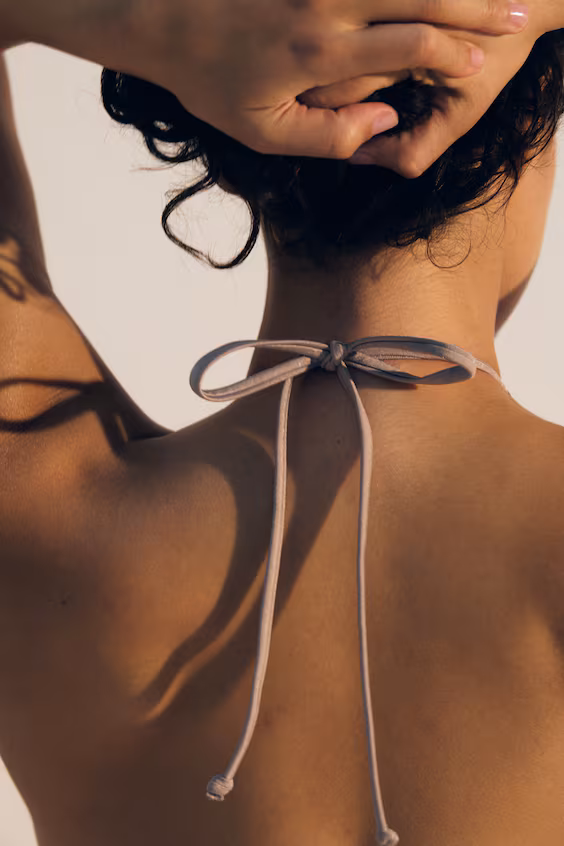 Треугольный бикини верх с формованными чашками