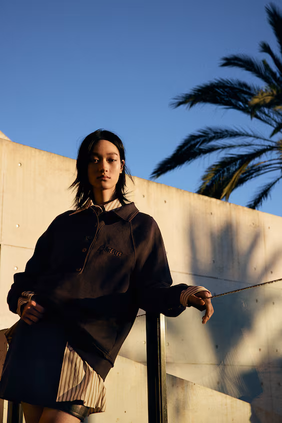 Мини-юбка с высокой талией