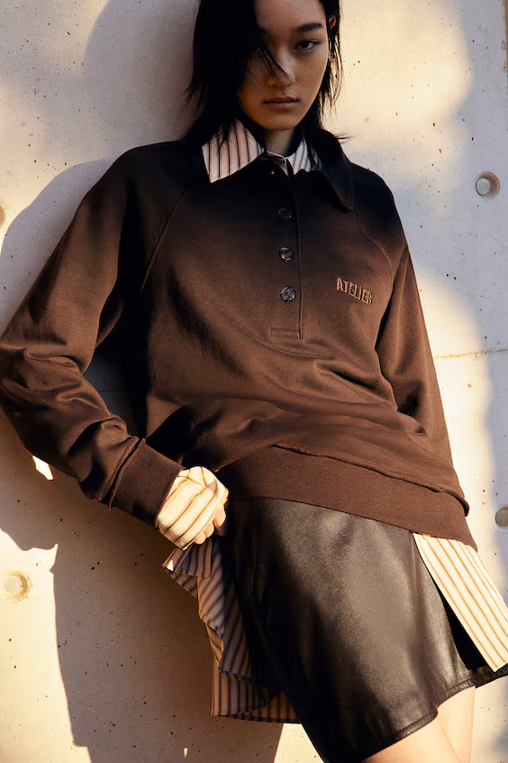 Мини-юбка с высокой талией