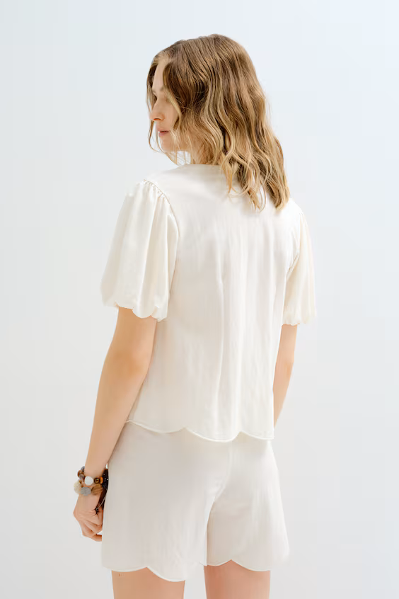 Комплект из 2-х предметов mama с волнообразными отделками