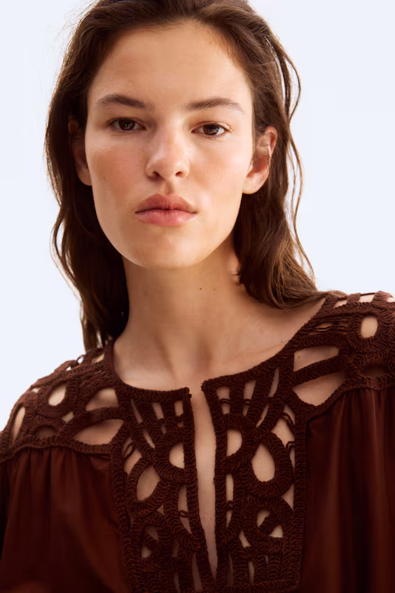 Платье в стиле крючка