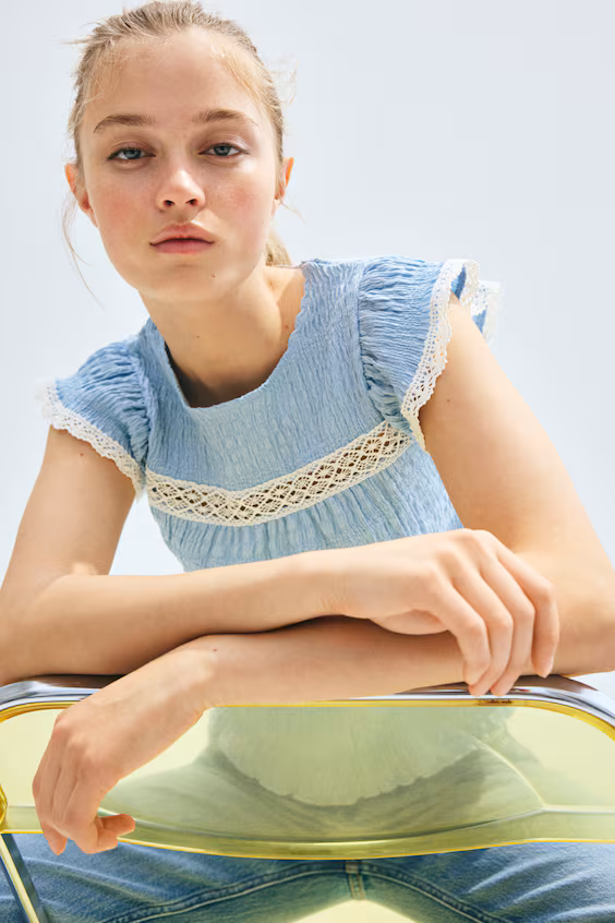 Свитер из ткани с текстурой