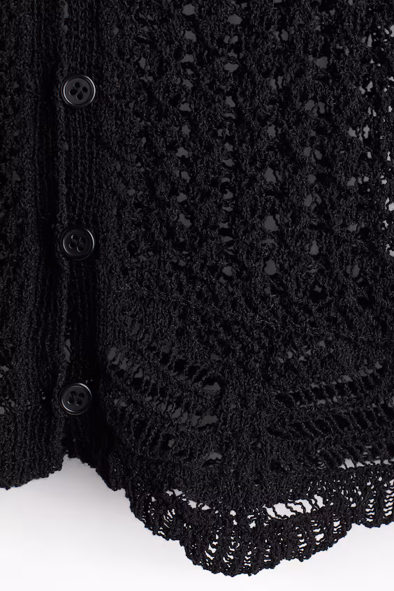 Пляжный топ с кружевным узором