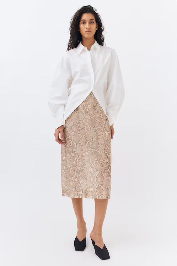 Юбка-карандаш из смесового лиоцелла