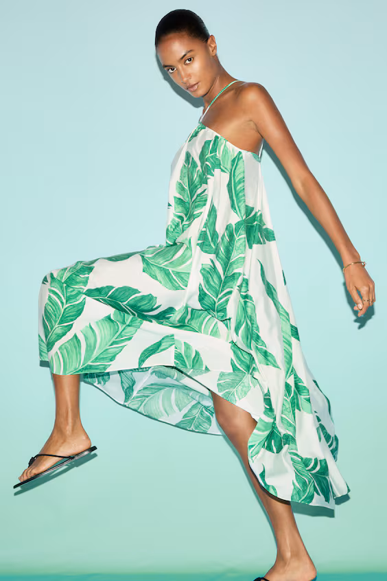 Платье с лямками