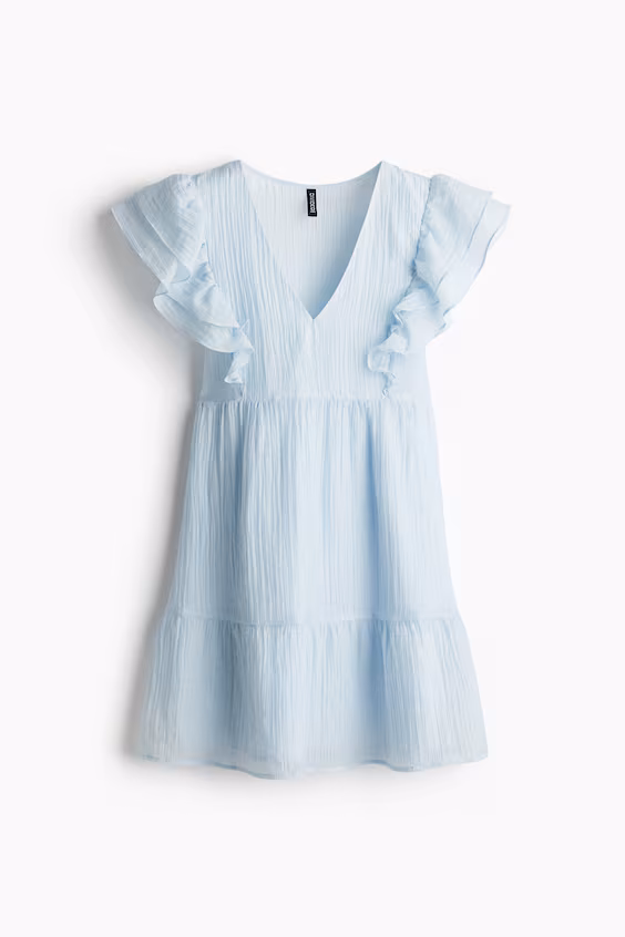 Платье с оборками