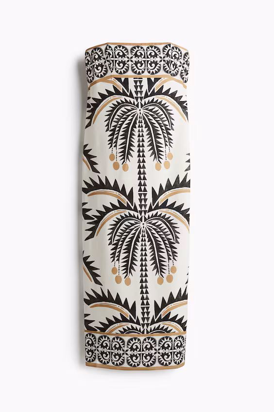 Платье на бретелях до середины икры