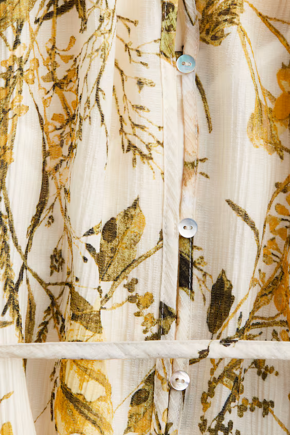 Платье оверсайз из морщинистой ткани