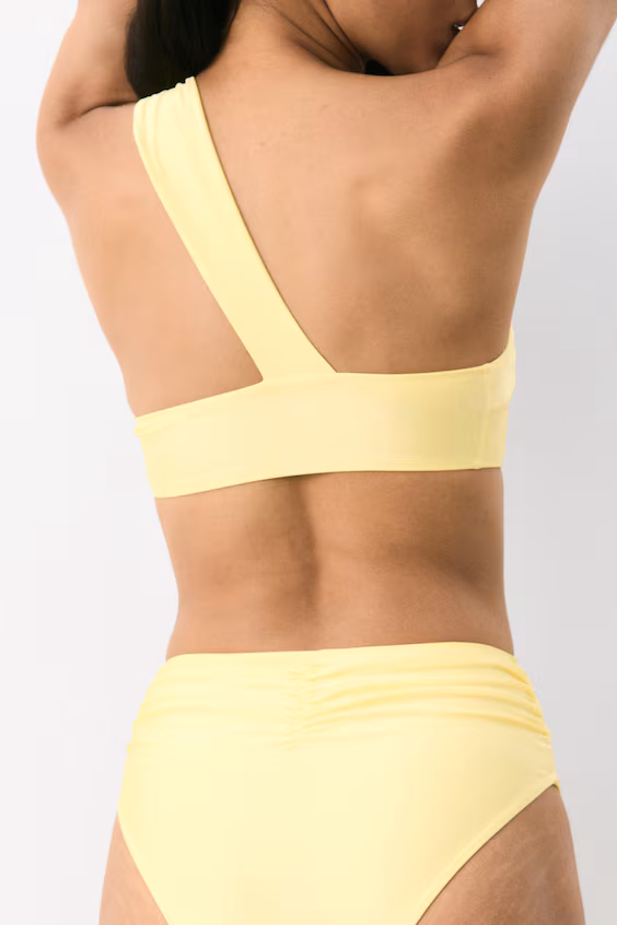 Отстегивающийся бикини-топ с одним плечом