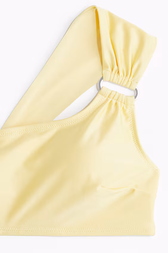 Отстегивающийся бикини-топ с одним плечом