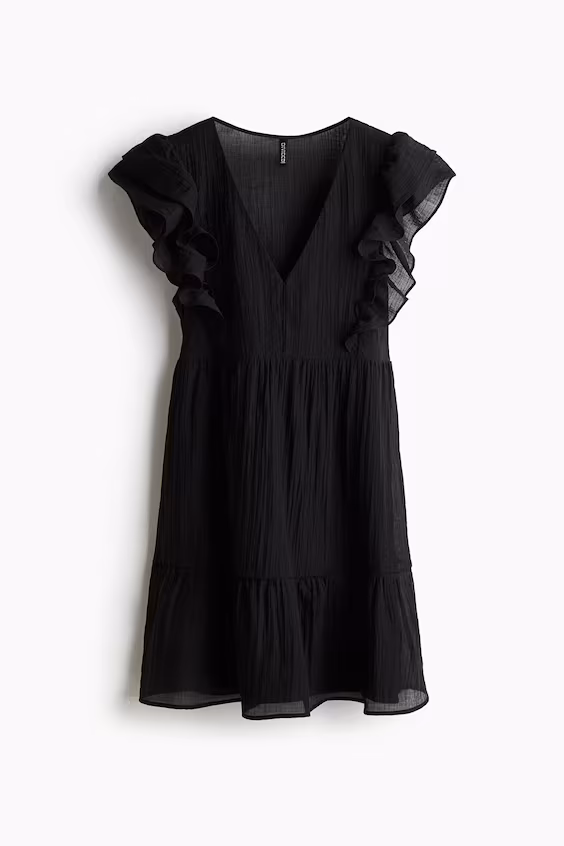 Платье с оборками