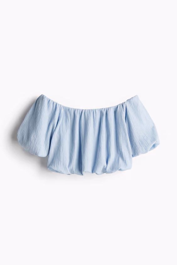 Топ с открытыми плечами h&m