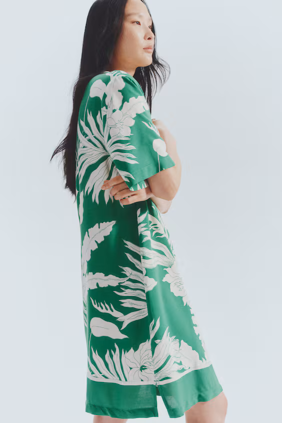 Туничное платье из вискозы